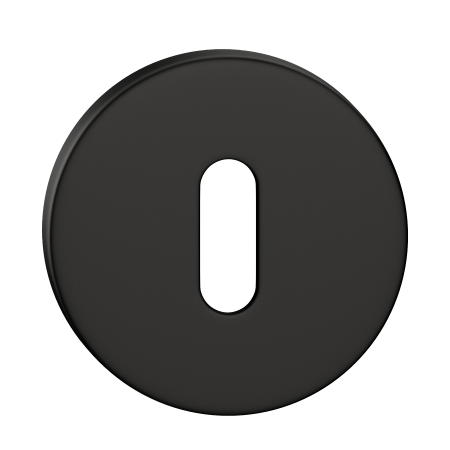 Rozeta okrągła SLIM na klucz czarna