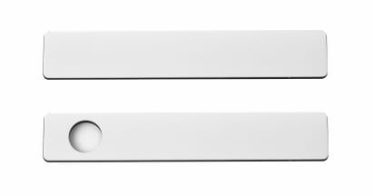 Insert do klamki Milano z pokrętłem biały kpl.(2 szt.) Italian Design