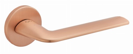 Klamka Stinger KSR O M M00 rozeta okrągła miedź - mat Infinity Line