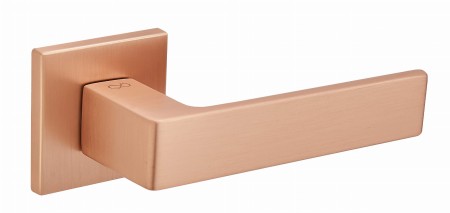 Klamka Apollo Fit KAF M M00 rozeta kwadratowa miedź - mat Infinity Line