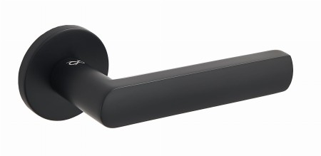 Klamka Torino Fit KTF O B00 rozeta okrągła czarna Infinity Line