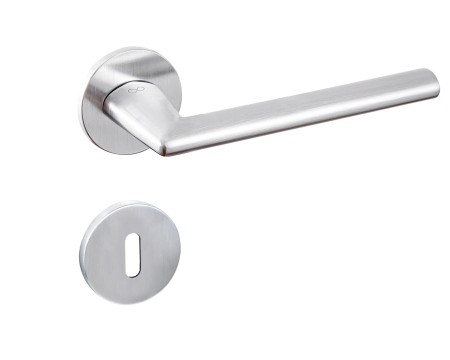 Klamka Eva KEVA O M700 rozeta okrągła chrom - mat Italian Design