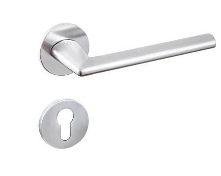 Klamka Eva KEVA O M700 rozeta okrągła chrom - mat Italian Design