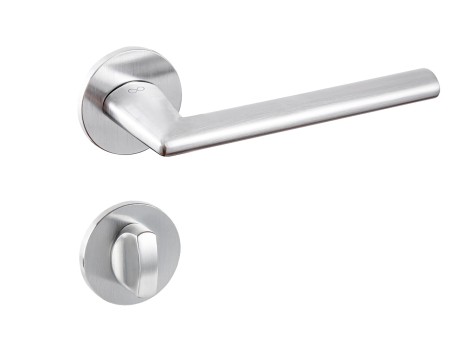 Klamka Eva KEVA O M700 rozeta okrągła chrom - mat Italian Design