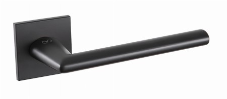 Klamka Eva KEVA B00 rozeta kwadratowa czarna Italian Design