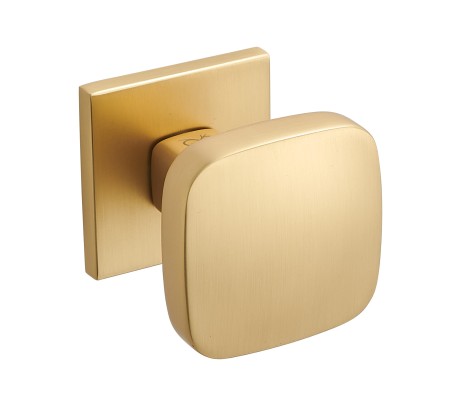 GAŁKA KWADRAT RUCHOMA PRAWA GKZ MG00 P ZŁOTY SATYNA