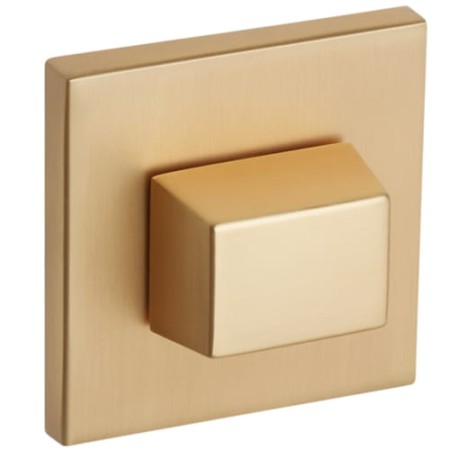 Rozeta kwadratowa R67F złota satyna WC