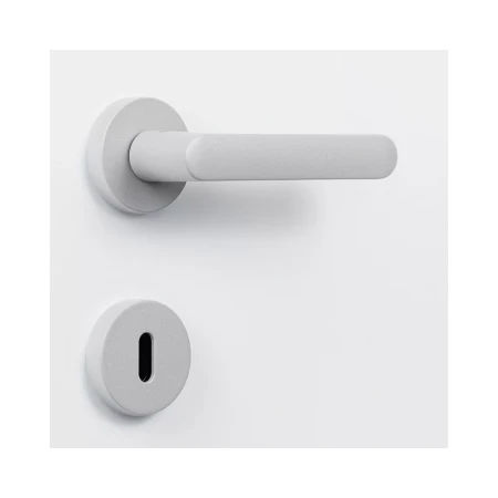 Klamka ONE jasny szary Colombo szyld okrągły