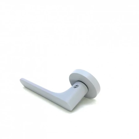 Klamka ONE jasny szary Colombo szyld okrągły