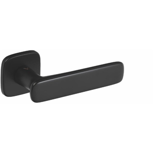 Przejdź do produktu Klamka Flow R82F szyld kwadratowy zaoblony czarna VDS