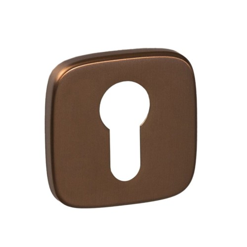 Przejdź do produktu Rozeta kwadratowa zaoblona R82F brąz satyna wkładka