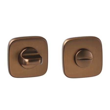 Rozeta kwadratowa zaoblona R82F brąz satyna WC
