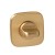 Rozeta kwadratowa zaoblona R82F złoty satyna WC