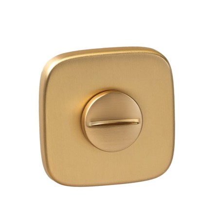 Rozeta kwadratowa zaoblona R82F złoty satyna WC