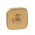 Rozeta kwadratowa zaoblona R82F złoty satyna WC