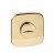 Rozeta kwadratowa zaoblona R82F złoty PVD WC