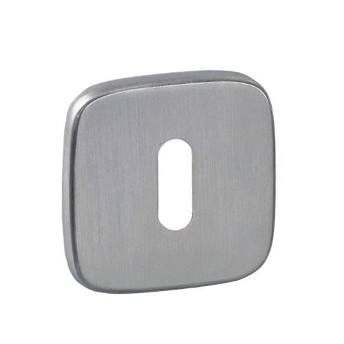 Przejdź do produktu Rozeta kwadratowa zaoblona R82F chrom szczotkowany klucz        