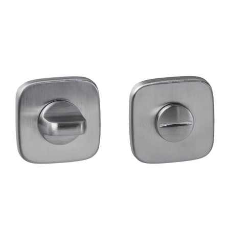 Rozeta kwadratowa zaoblona R82F chrom szczotkowany WC