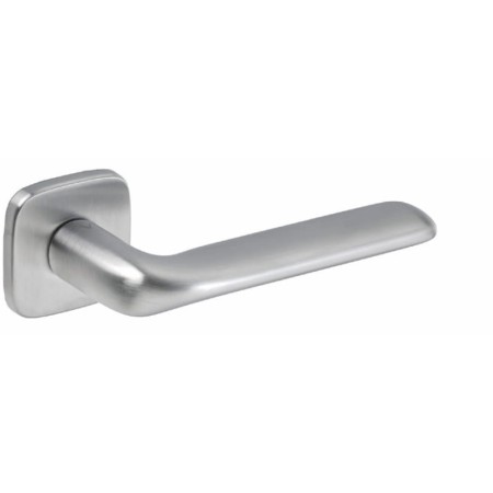 Klamka Flat R82F szyld kwadratowy zaoblony chrom szczotkowany VDS