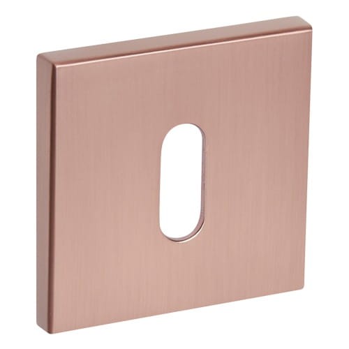 Przejdź do produktu Rozeta kwadratowa R67F miedź satyna klucz