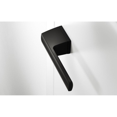 Klamka Optima czarna szyld ukryty Corona