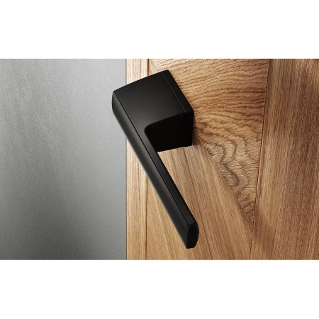 Klamka Optima czarna szyld ukryty Corona