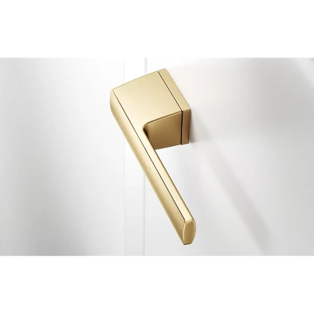 Klamka Optima mosiądz matowy szyld ukryty Corona