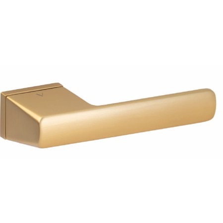 Klamka Enzo FIT złoty satyna rozeta prostokątna R76 VDS