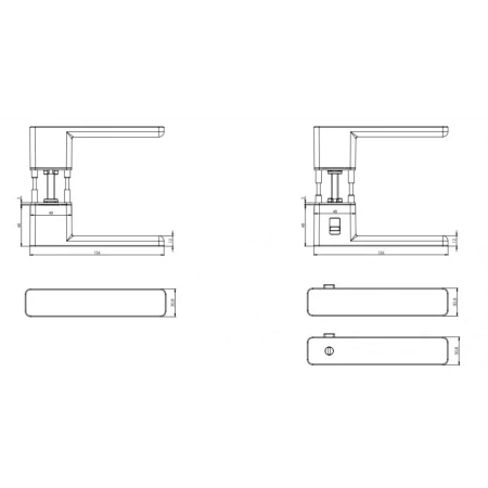 Klamka R8 One Smart2Lock velvet szary Griffwerk