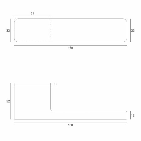 Klamka Imperia bez zamknięcia czarna VDS