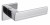 Klamka Platon FIT KPF 700 chrom połysk szyld kwadratowy Infinity Line