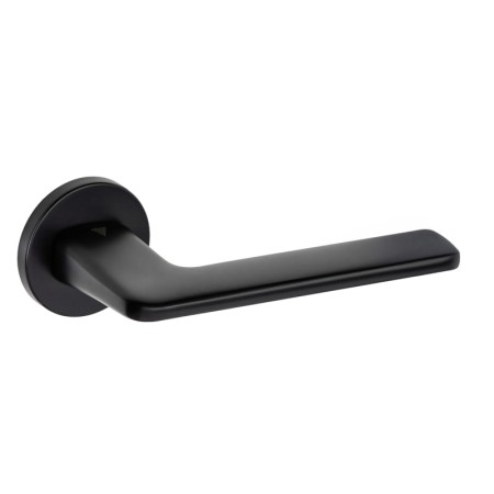 Klamka Ezza Fit rozeta okrągła R68F czarna VDS