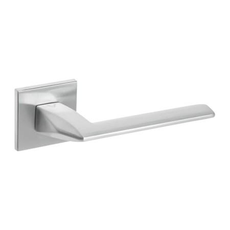 Klamka Ever Fit chrom-satyna szyld kwadratowy VDS