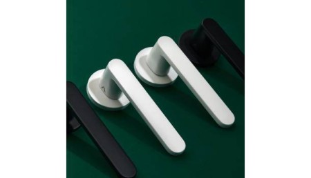 Klamka Nesh Fit czarna szyld okrągły VDS