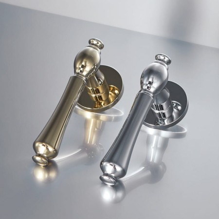 Klamka FADO FIT chrom połysk szyld okrągły VDS