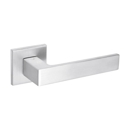Klamka Spark Fit rozeta kwadratowa R67F chrom szczotkowany VDS