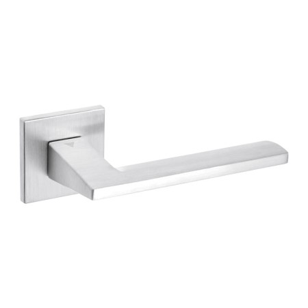 Klamka Flavio Fit rozeta kwadratowa R67F chrom szczotkowany VDS