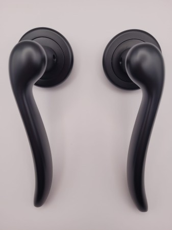 Klamka Classica R CL czarny mat