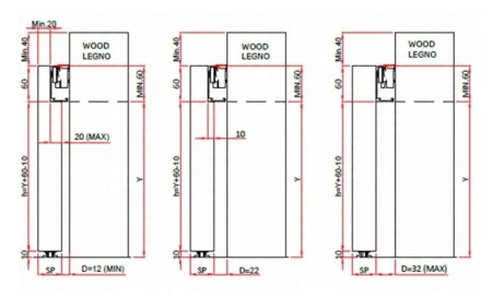 System do drzwi przes. drewnianych MAGIC2 1800