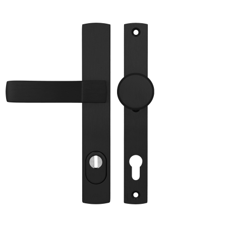 Klamko gałka ruchoma Solid FLEX Premium F8 czarna AXA