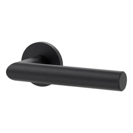 Klamka LUCIA FAST2FIX (VAYA 128) grafitowo-czarna szyld okrągły Griffwerk