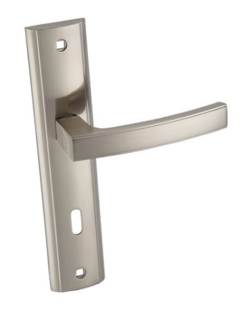 Klamka Hermes KHR 311 satyna długi szyld na klucz Infinity Line