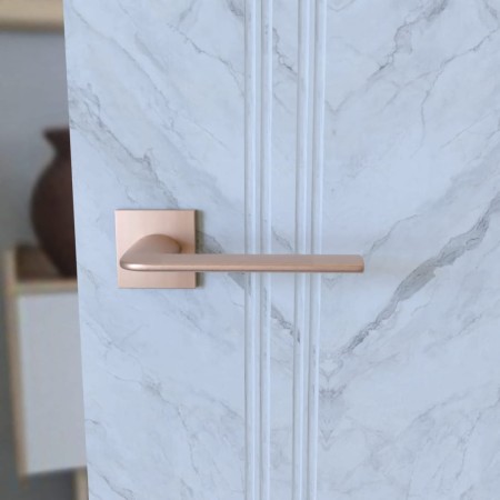 Klamka Stinger KSR M M00 rozeta kwadratowa miedź - mat Infinity Line