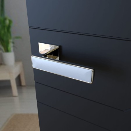 Klamka Concept FIT KCF 700/800 chrom połysk/biały szyld kwadratowy Infinity Line