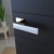 Klamka Concept FIT KCF 700/800 chrom połysk/biały szyld kwadratowy Infinity Line