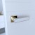 Klamka Concept FIT KCF 700/800 chrom połysk/biały szyld kwadratowy Infinity Line