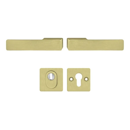 Libera - klamko klamka AXA klasa 3 z rozetą FLEX F3 złota