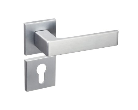 Klamka Apollo FIT KAF M700 szyld kwadratowy chrom - mat Infinity Line