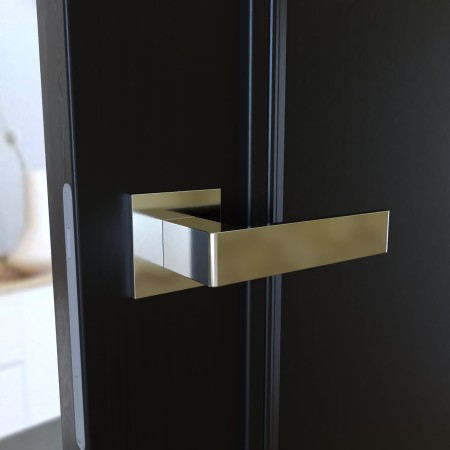 Klamka Apollo FIT KAF 700 szyld kwadratowy chrom połysk Infinity Line