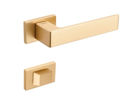 Klamka Apollo RT KART M G00 szyld prostokątny złoty - mat RRT Infinity Line